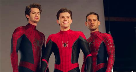 spidey bulge|Andrew Garfield, Tom Holland and Tobey Maguire 'compared  .